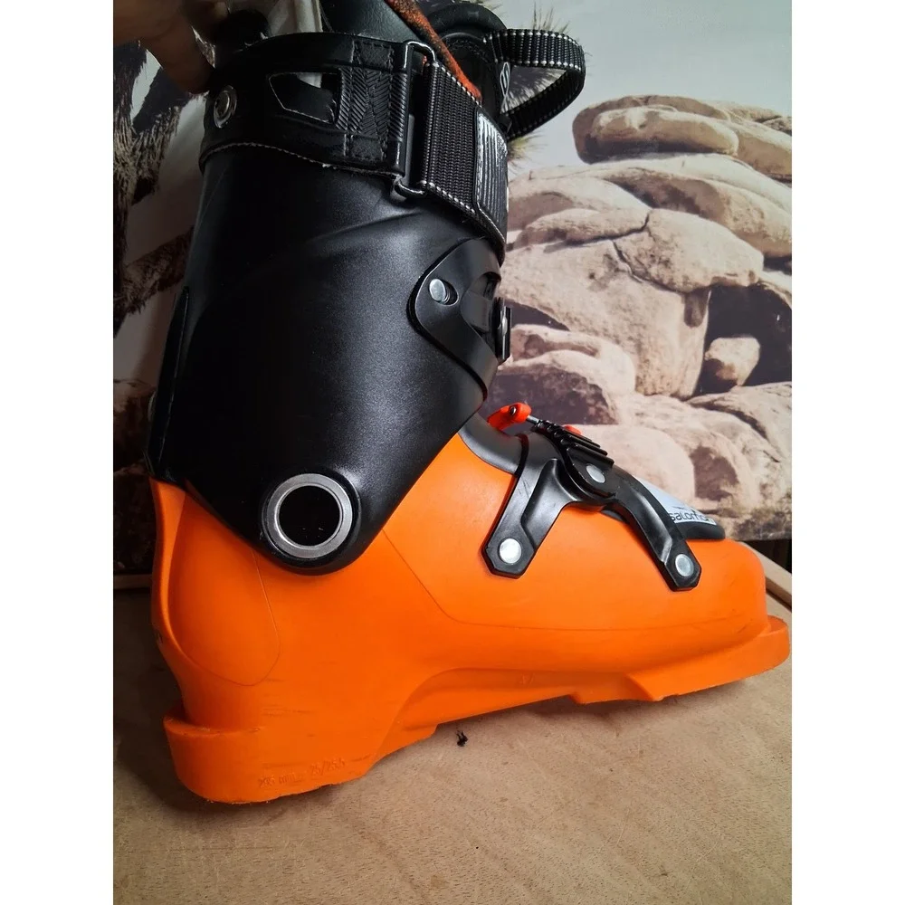 Salomon Ghost 90 FS Ski Boots Orange Black Mens Size 25 25.5 295mm